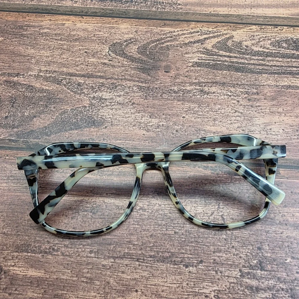Warby Parker Nancy 166 Eyeglasses Marble Tortoise Cat Eye Frames 57-17-140